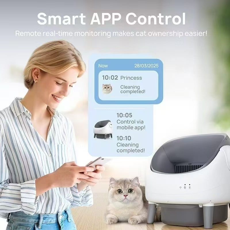Smart-self-cleaning-cat-litter-box
